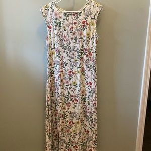 Loft Floral Long Dress